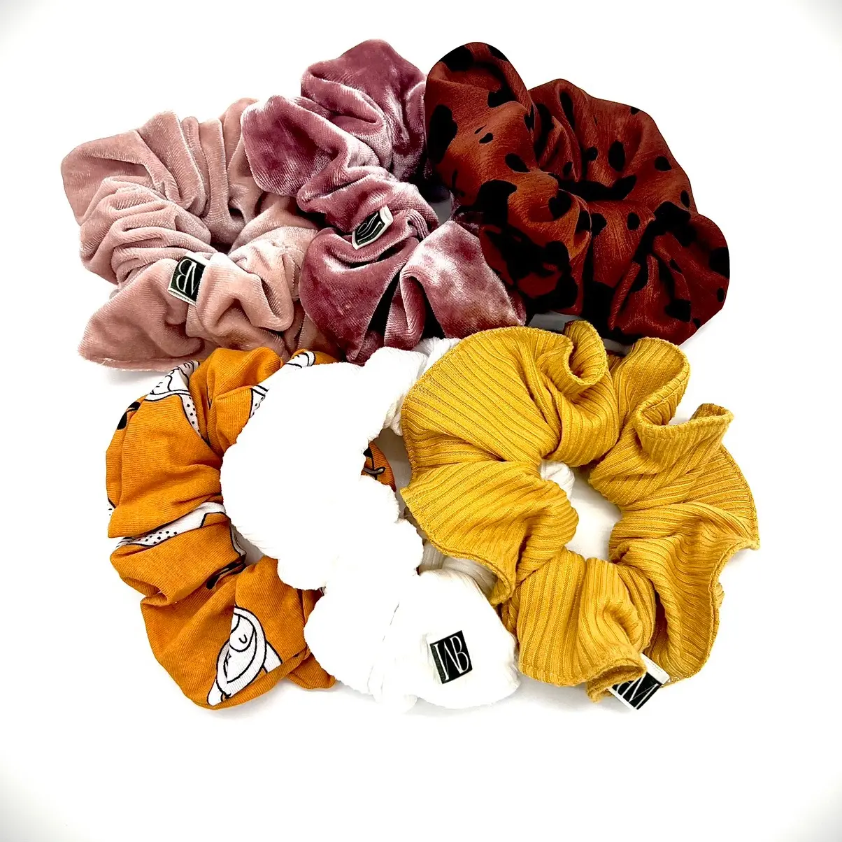 $7 each. Beautiful scrunchies Cotton