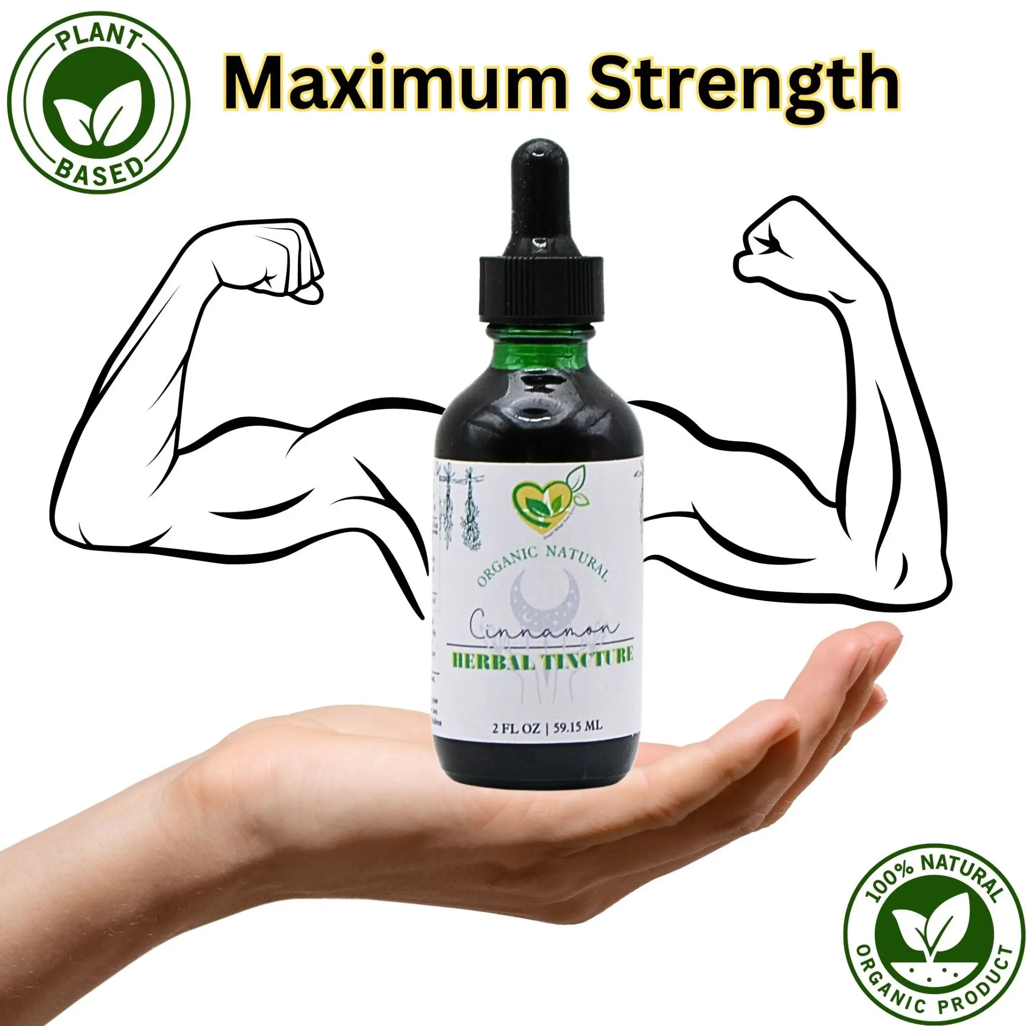 Ceylon Cinnamon Elixir – Pure & Natural Dietary Supplement | Gluten-Free, GMO-Free, Organic Fitness Healthcare