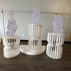 24 Inch Butterfly Centerpieces Unpainted Ornaments for Party Decorations