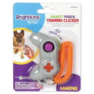 Brightkins Smarty Pooch! Dog Training Clicker - Gamepad