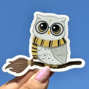 Huffle Owl Sticker