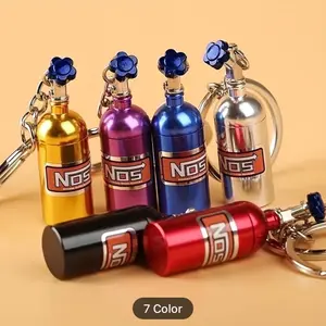 Nos bottle keychain