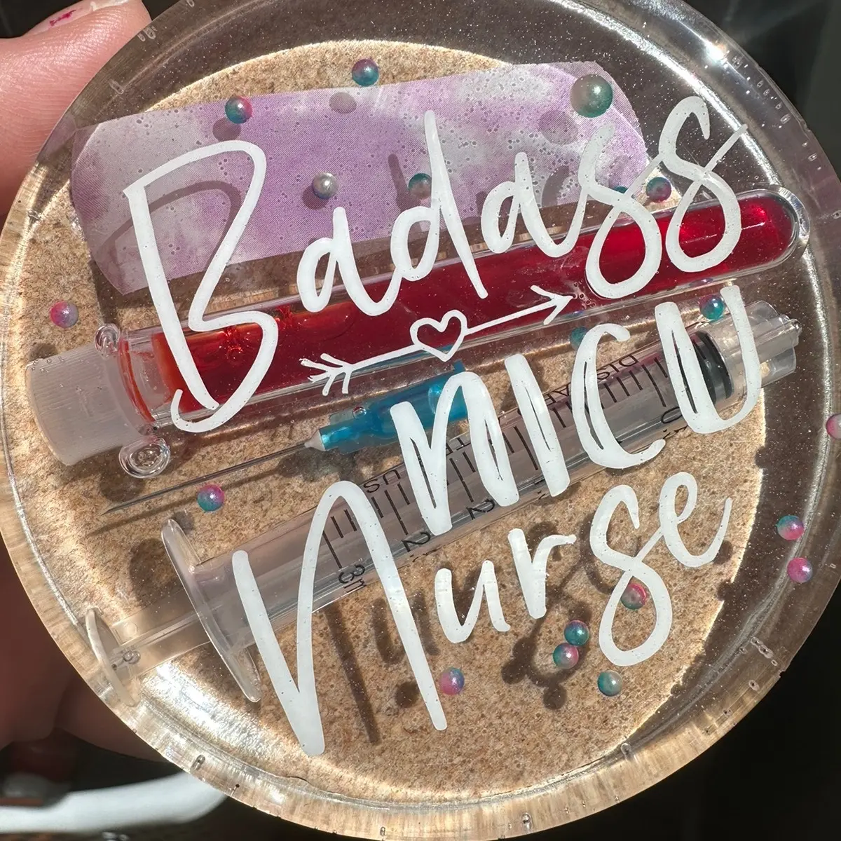 Resin coasters