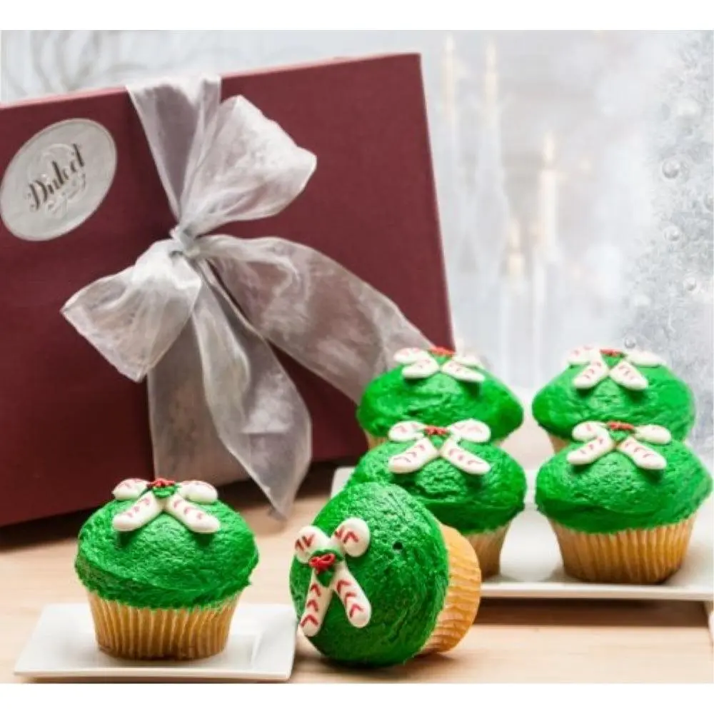 Favorite Holiday Sugarcane Cupcakes Dulcet gift basket