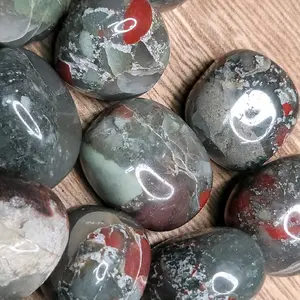 BLOODSTONE TUMBLE NATURAL CRYSTAL HEALING STONE
