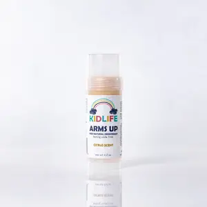 Kidlife Arms Up Natural Deodorant for Kids Organic Citrus Scented Great for Sensitive & Eczema Aluminium Free Kids Body Care 2.2 oz - Coconut