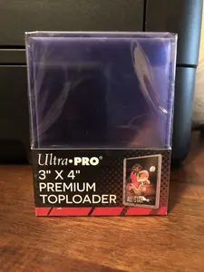 Fillski Spot - Ultra Pro 3X4 PREMIUM Toploaders 35pt 1 Pack of 25 for Standard Sized Cards