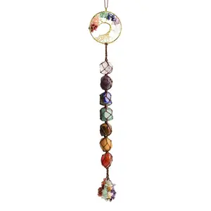 New 7 Chakra Car Hanging Pendant With Tree Of Life Pendant