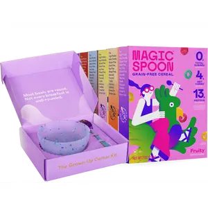 Magic Spoon Super Spooner Starter Pack, 6 Boxes of Protein Cereal + Zebra Bowl Set, High Protein, Low Sugar, Keto-Friendly Breakfast Bundle